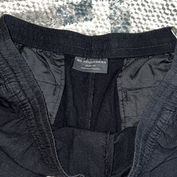 No Boundaries Linen Shorts Black Soot 4 Pockets 7” inseam Size XL (40-42) Cotton - Picture 5 of 6